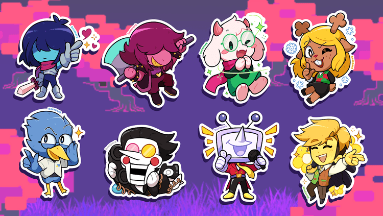 Deltarune Stickers