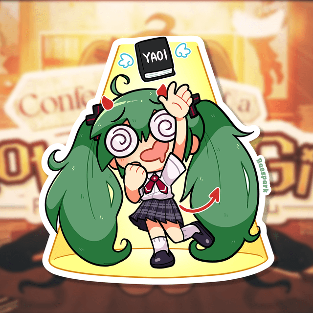 Hatsune Miku Rotten Girl sticker